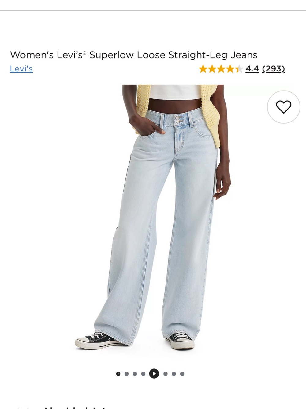 Levi's Light Wash Relaxed Men’s Jeans